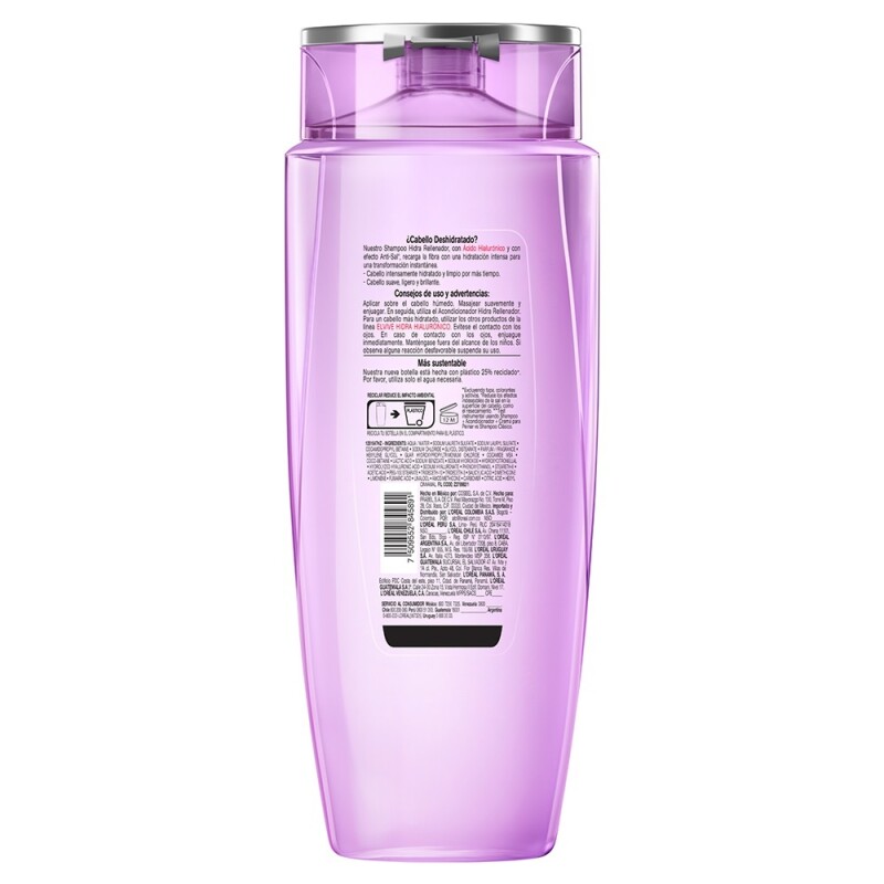 Shampoo Elvive Hialurónico 680 Ml. Shampoo Elvive Hialurónico 680 Ml.