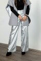 PANTALON P117C/25 CON PRETINA SIN PASACINTO SIL BOL PLAQUE Plata