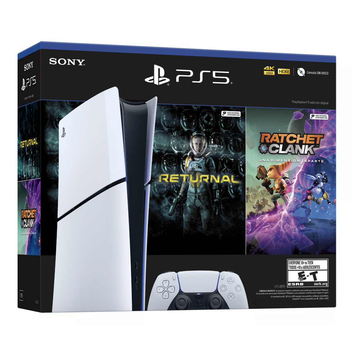Consola Digital Ps5 Sony 16gb 1tb Ratchet Clank + Returnal 