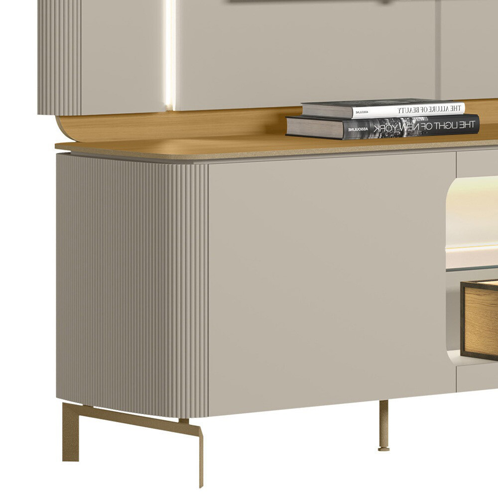 MESA PARA TV SANTORINI CON LED Mesa Para Tv Santorini Con Led