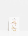 Aros Sets Strass Set De Aros Con Cubic Zirconia - Dorado