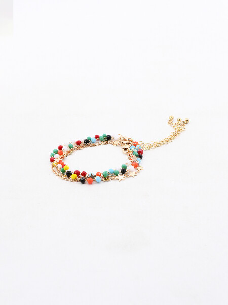 PULSERAS SET x 4 DORADO