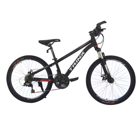 Bicicleta TRINX M114 NEGRO/ROJO/ANARANJADO RODADO 24 5296