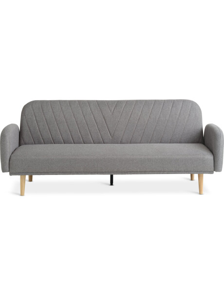 Sofá cama PARADIS 3 cuerpos tela gris claro Sofá cama PARADIS 3 cuerpos tela gris claro