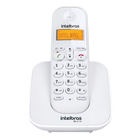 Teléfono Intelbras Ts 3110 inalámbrico - color blanco Teléfono Intelbras Ts 3110 Inalámbrico - Color Blanco