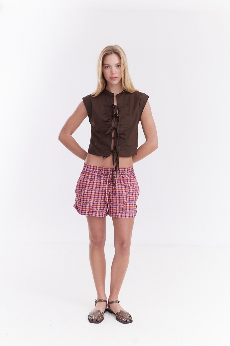 Blusa Osaka Marrón