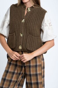 Chaleco Lana Oliva