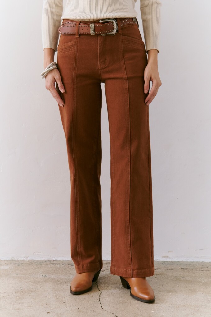 PANTALON VERTICAL CARAMELO