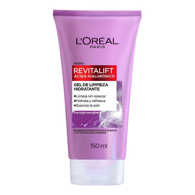Gel de limpieza facial Loreal Revitalift acido Hialurónico 150ml Gel de limpieza facial Loreal Revitalift acido Hialurónico 150ml