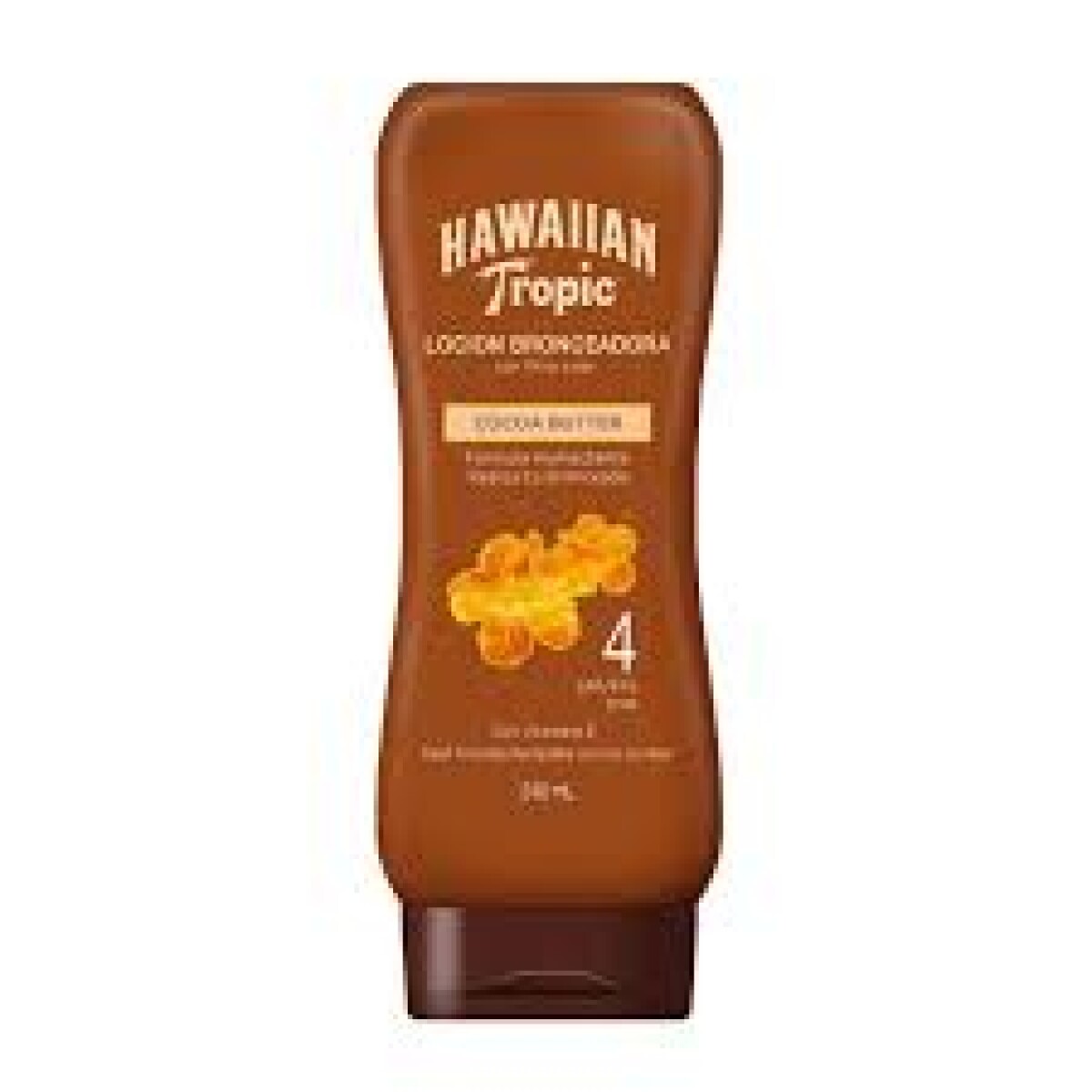 Hawaiian Tropic «Cocoa Butter» Loción Bronceadora 4-SPF 240ml 