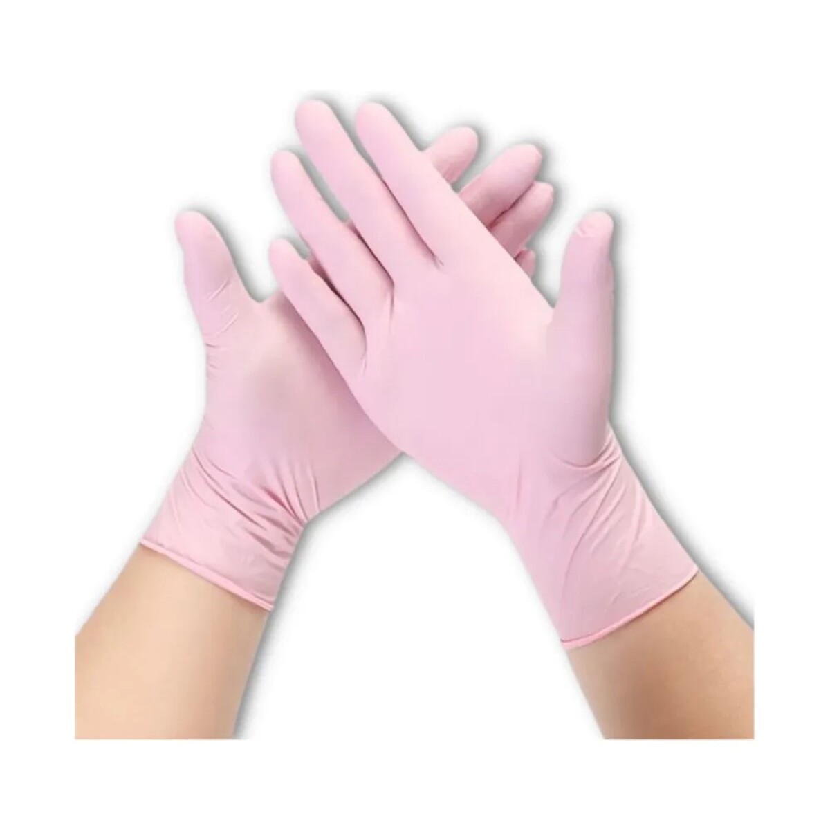 Caja de 100 Guantes de Examinación Nitrilo 1.5 Aql - ROSA 
