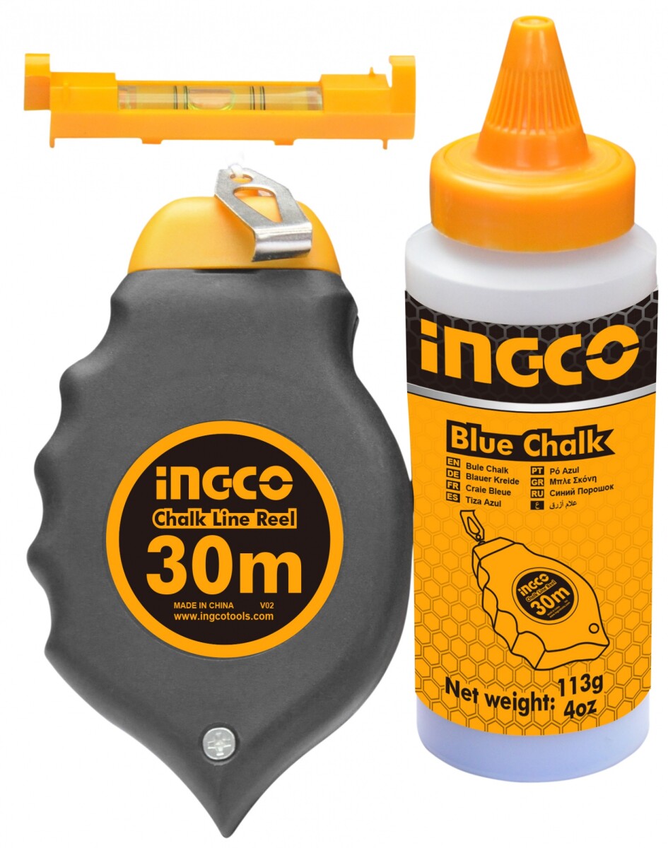 CHOCLA TIRA LINEAS 30 MTS INGCO HCLR0130 