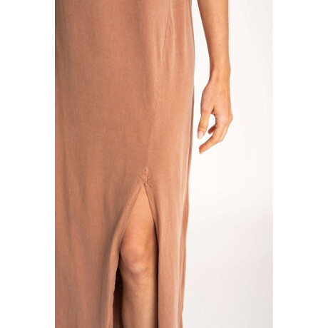 Vestido Maxi Tajo Vison