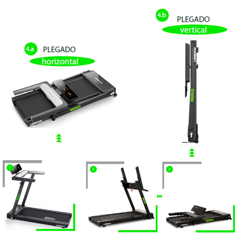 Caminadora Plegable Bravo Urban 1.75 HP 16km/h Caminadora Plegable Bravo Urban 1.75 HP 16km/h