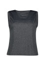 Musculosa Izelv Gris Melange Oscuro