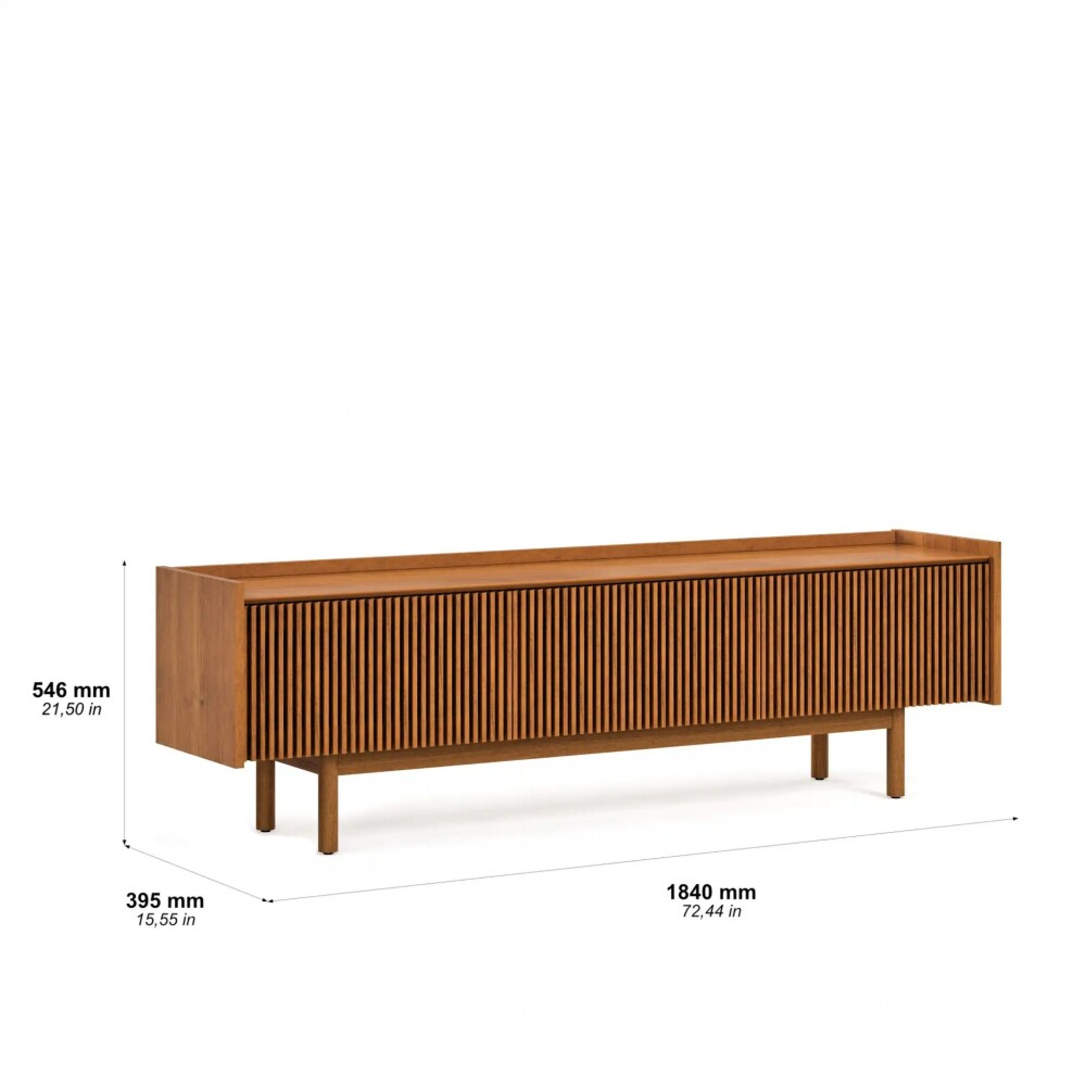 Rack de TV Dune Ripiado 1.8 - Linea Manhattan Natural