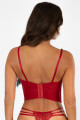 Corset lucent Rojo