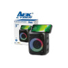 Parlante Portátil Recargable 3" Bluetooth LED RGB AEK 10306 Parlante Portátil Recargable 3" Bluetooth LED RGB AEK 10306