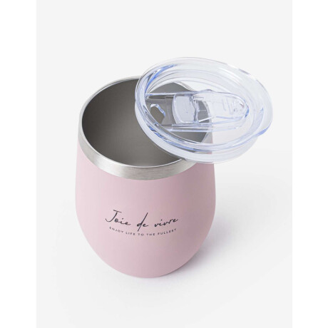 Vaso Metálico Joie De Vivre Rosa Polvo