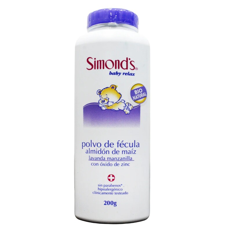 Talco Simond's Fécula Lavanda Manzanilla 200 Grs. Talco Simond's Fécula Lavanda Manzanilla 200 Grs.