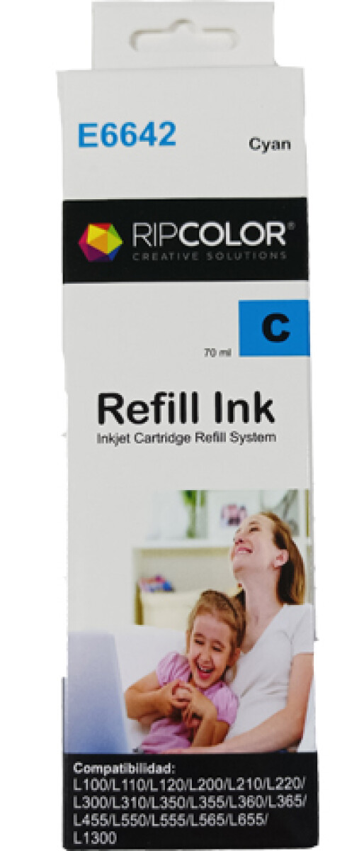 Tinta Ripcolor Compatible para Epson 664 - CYAN 