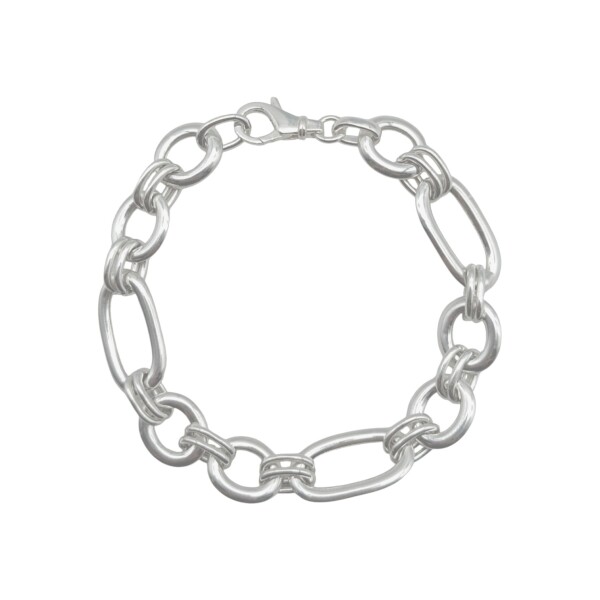 Pulsera oval - Plata 925 - Sin piedra - PU3857 sinpiedra