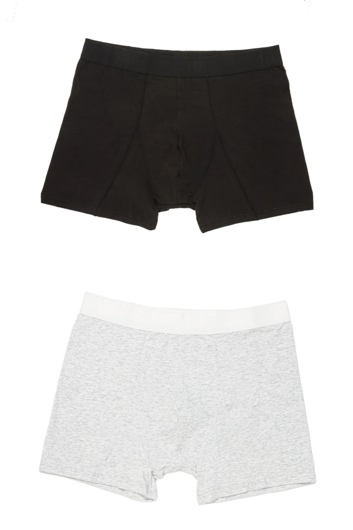 Pack x2 Boxer Liso NE/GR