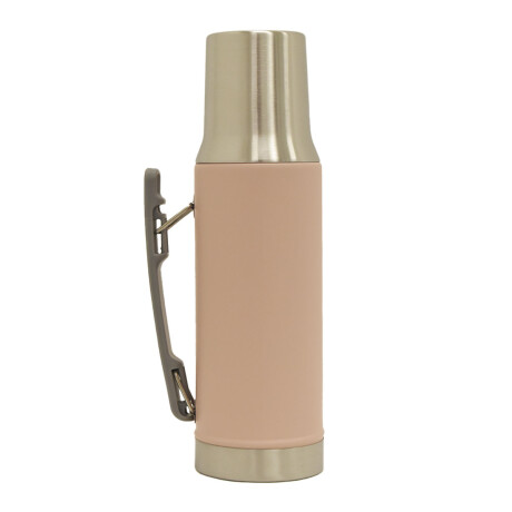 Termo 1Lt Acero Inox con Manija Retráctil y Tapa Mate Comet Rosa