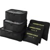 Set de 6 Organizadores de Valija Equipaje para Viaje Negro
