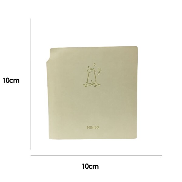Cuaderno pocket animales beige