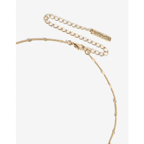 Collar Con Dije Cubic Dorado