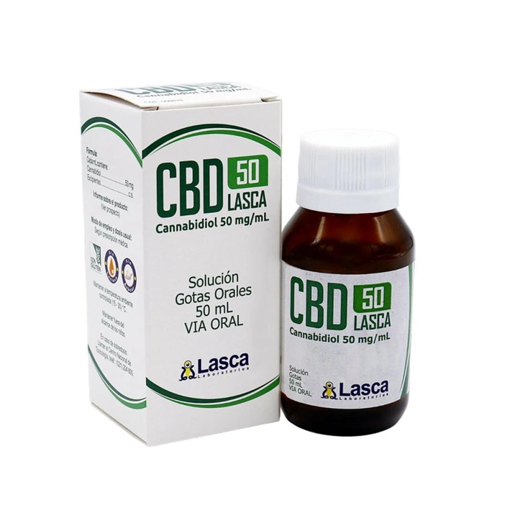 CBD LASCA 50 MG. GOTAS ORALES FR. X 50 M