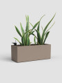 JARDINERA CON SISTEMA AUTO RIEGO RIMINI TAUPE