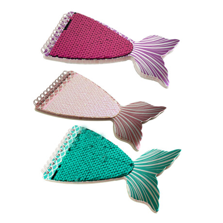 Libreta de 48 hojas Cola de Sirena con lentejuelas Libreta de 48 hojas Cola de Sirena con lentejuelas