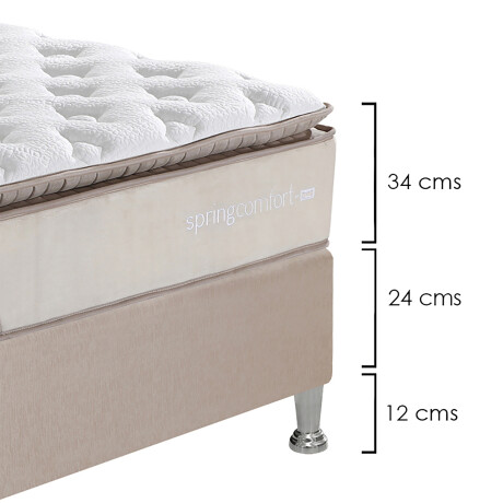 SOMMIER SUPER KING RESORTES ASTORIA