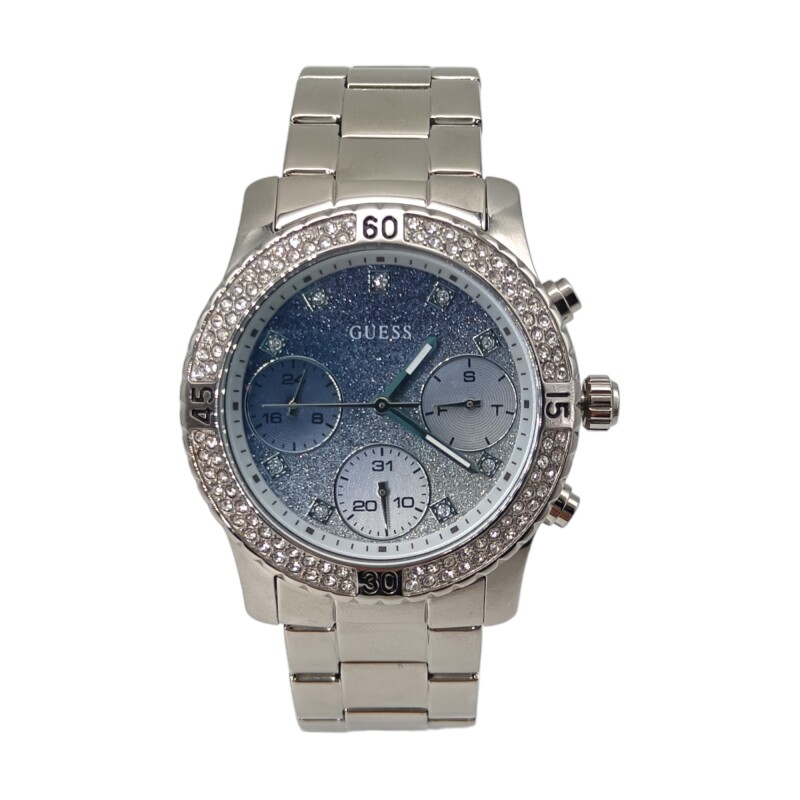GUESS STEEL W0774L6 plateadouniforme