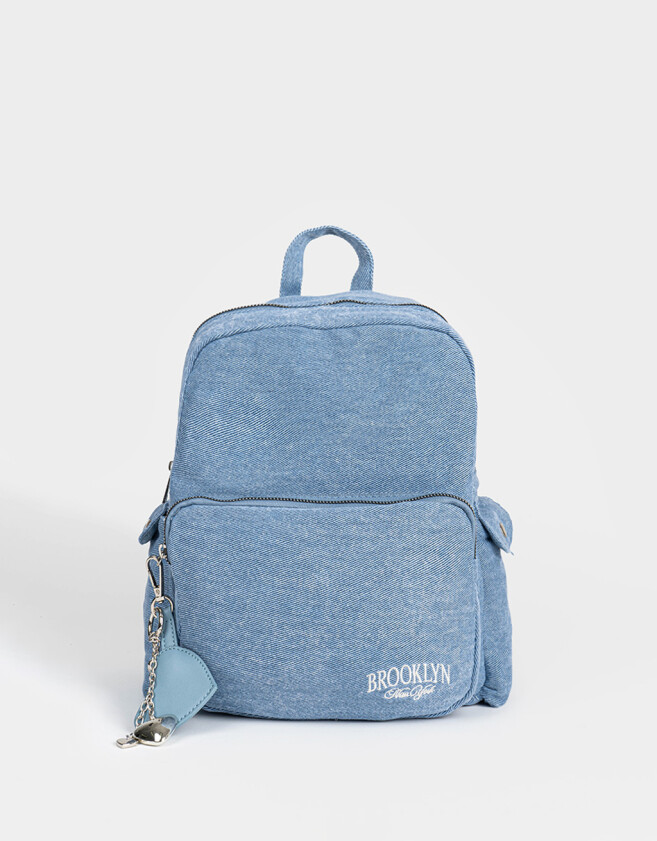 Mochilas Urbanas Denim Mochila Denim Efecto Lavado - Azul Gastado