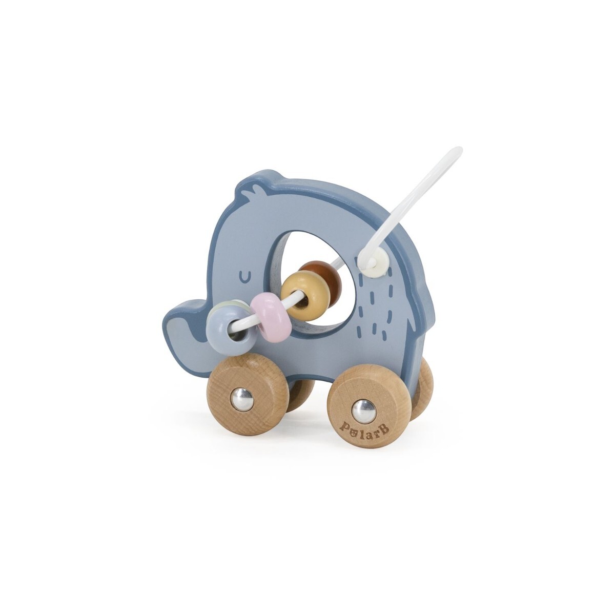Juguete de Madera Elefante Arrastre Polar B 