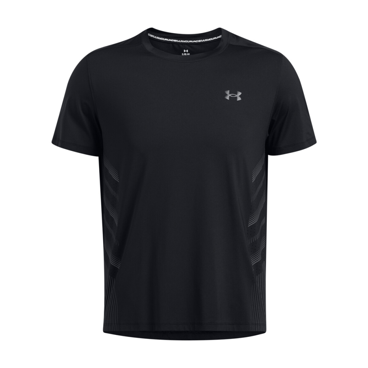 UA LAUNCH ELITE GRAPHIC SS-ORG - BLK-004 