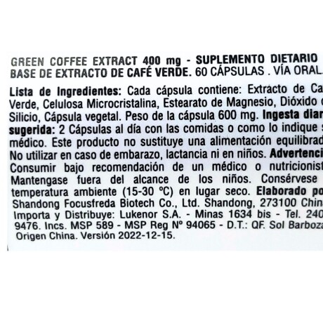 Qualivits Extracto de Café Verde Qualivits Extracto de Café Verde