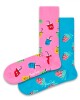 Happy Socks Pack 2 Par De Medias Regalo - Snacks Happy Socks Pack 2 Par De Medias Regalo - Snacks