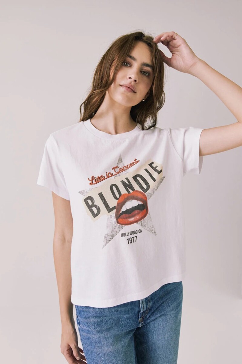 REMERA DE MANGA CORTA BLONDIE 