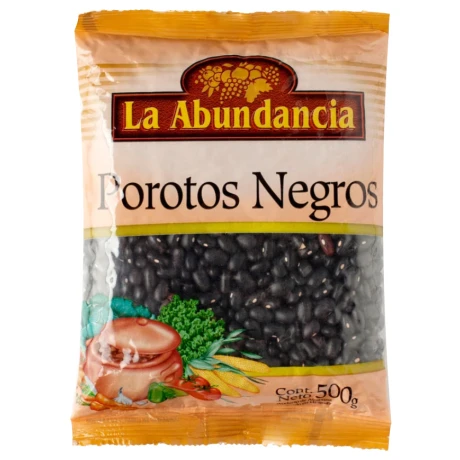 POROTOS NEGROS 500GR LA ABUNDANCIA POROTOS NEGROS 500GR LA ABUNDANCIA