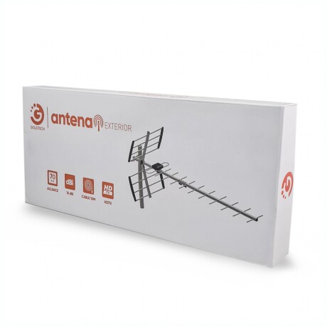 Antena Exterior Para TV Digital GOLDTECH JTANT022 A Prueba De Agua Antena Exterior Para TV Digital GOLDTECH JTANT022 A Prueba De Agua