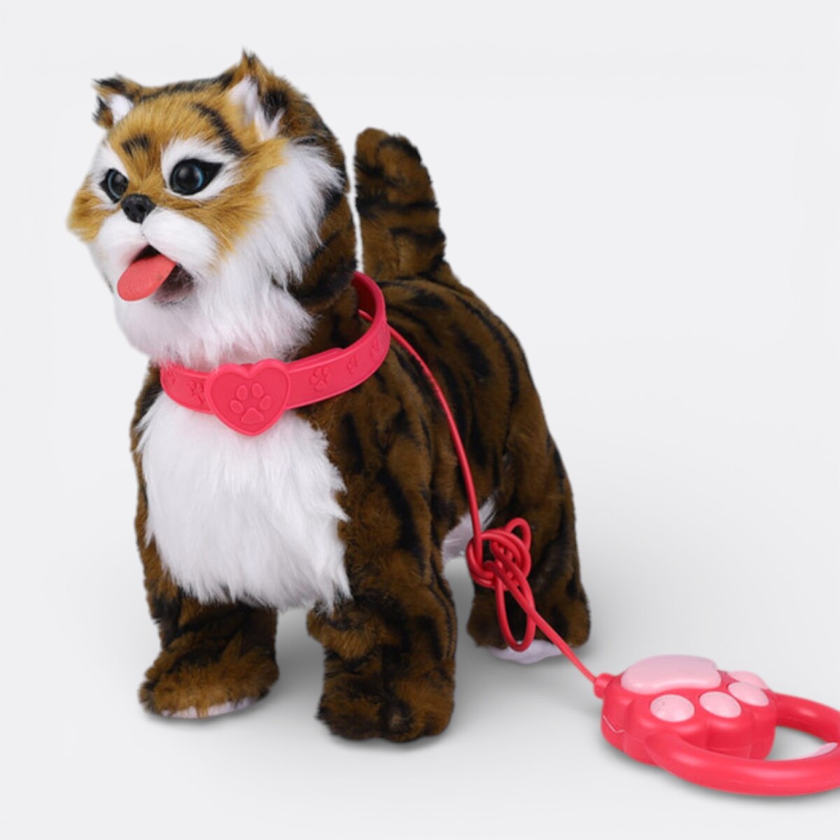 Peluche de Perro con Sonido - Shiba Inu Atigrado 