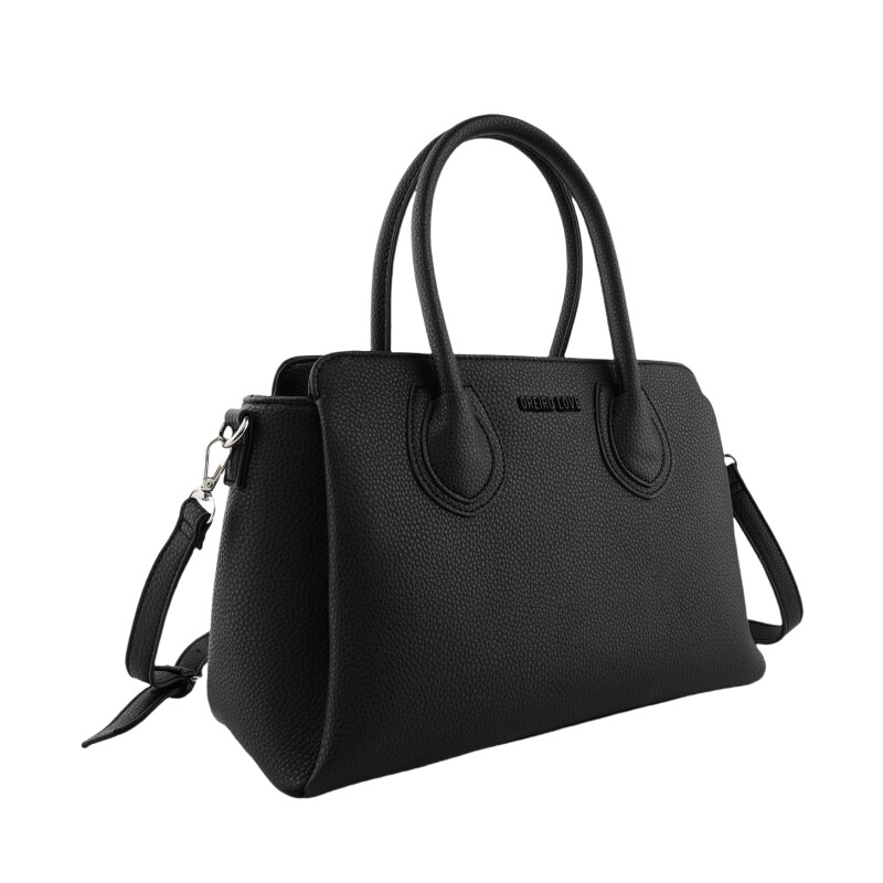 Cartera Las Oreiro Oreiro Love Clasica Negro