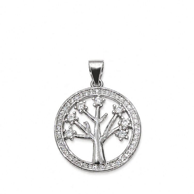 Medalla calada con arbol de la vida Medalla calada con arbol de la vida
