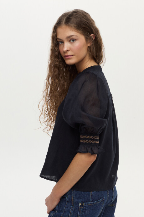 Blusa Jane Azul Marino