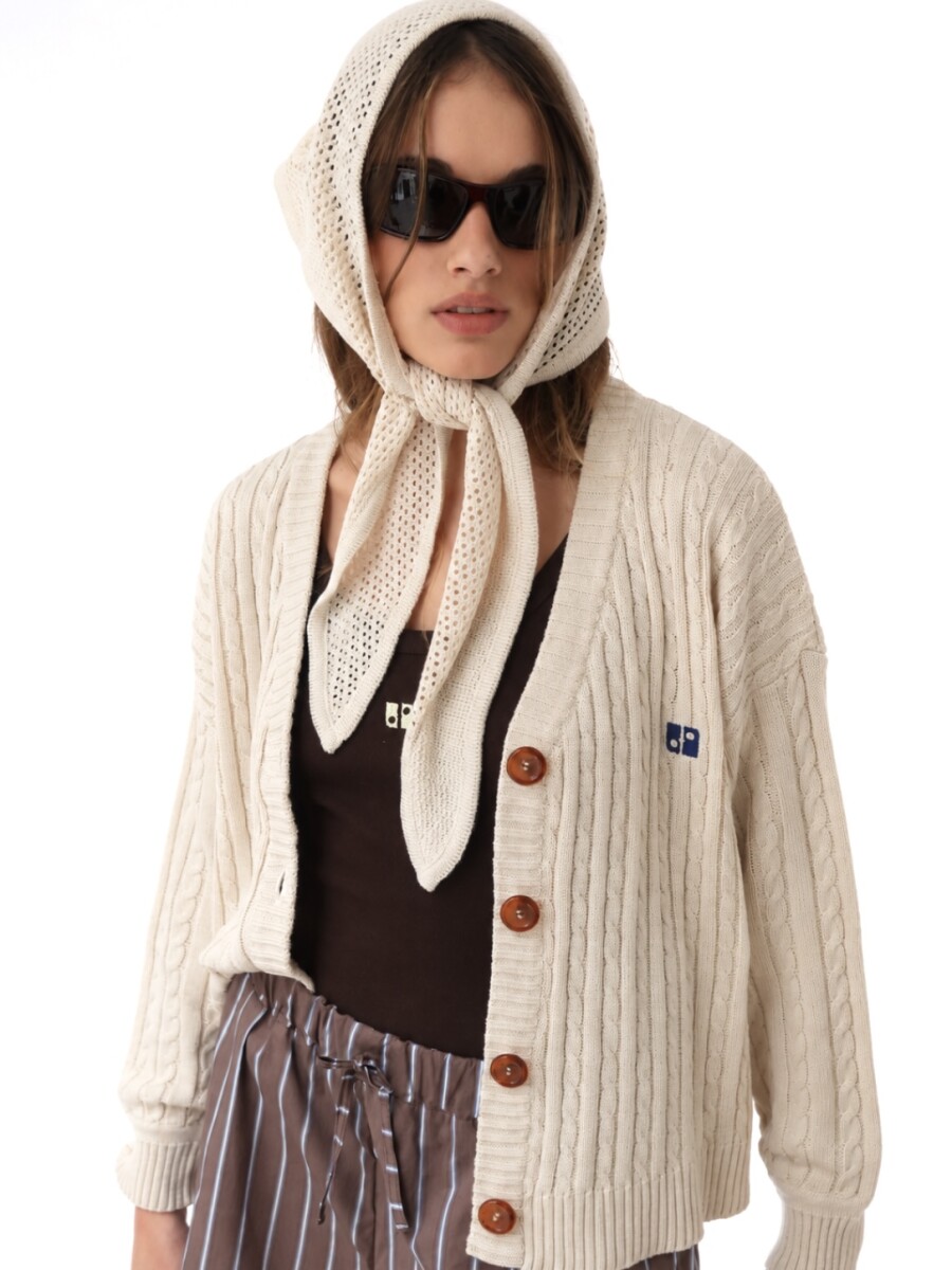 Cardigan Comodín PRE ORDER - Crudo 