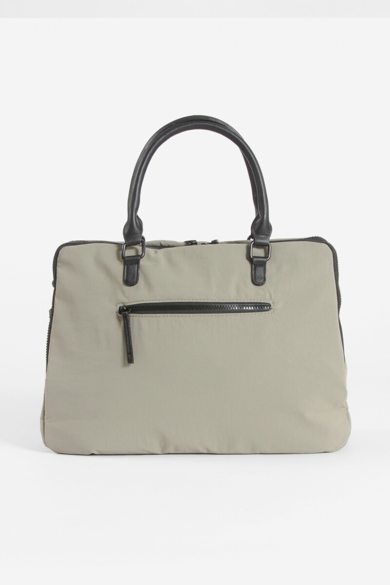 Briefcase para laptop con correa verde